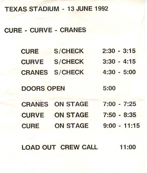 Irving, Texas Texas Stadium Schedule