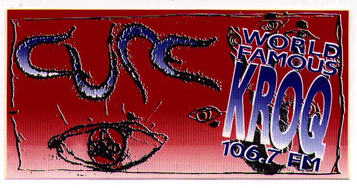 KROQ Cure Sticker