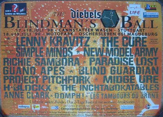 Stuttgart, Germany - Blindman's Ball (Cancelled Show)